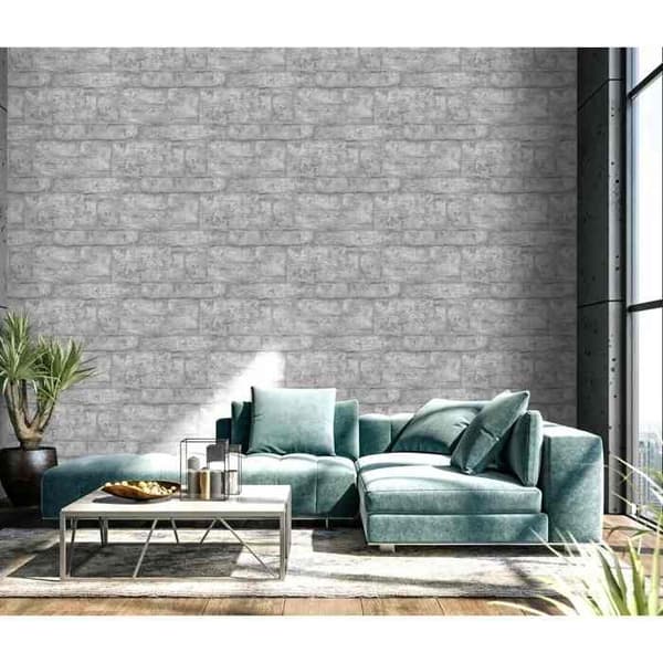 vinyl expander 10222-31 non-woven tapet trä 0.53 x 10.05 m Erismann GMK - Fashion For Walls grå