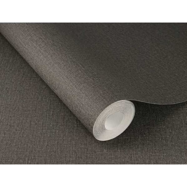 papper non-woven 555974 non-woven papper enfärgad 53 x 1005 cm Rasch Lirico svart
