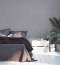 Miniatyrbild 3 av 5: A.S. Creation Terra 389244 Non-woven tapet blommor 10.05 x 0.53 m Grå