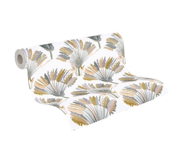 A.S. Creation 377084 Non-woven tapet Natur 0.53 m x 10.05 Gul