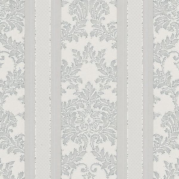 vinyl expanderad 20030-10 non-woven tapet barock 0.53 x 10.05 m Erismann Bestseller Grå