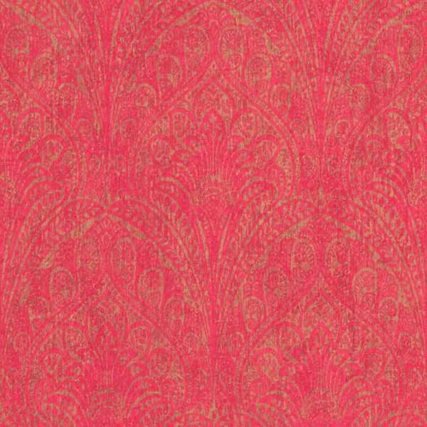 tapet non-woven 746365 barocktapet 53 x 1005 cm Rasch Indisk stil Rosa
