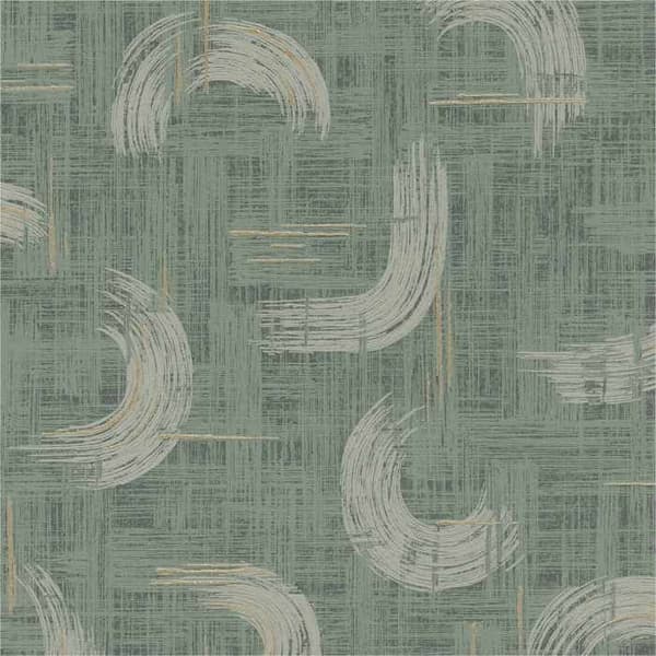 non-woven tapet 429053 grafisk tapet 53 x 1005 cm Rasch Selection grön