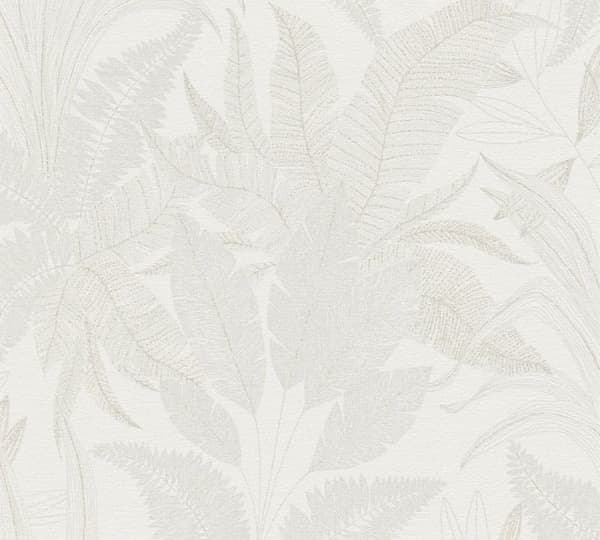 Tapet Blommor M1-No.11158 Non-woven Gräddbeige Tadessi 10.05m x 0.53 m