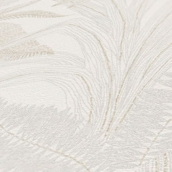 Tapet Blommor M1-No.11158 Non-woven Gräddbeige Tadessi 10.05m x 0.53 m