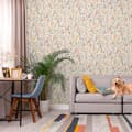 Miniatyrbild 3 av 4: Tapet Blommor M1-No.11203 Non-Woven Beige Orange Tadessi 10.05m x 0.53 m