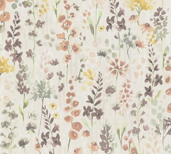 Tapet Blommor M1-No.11203 Non-Woven Beige Orange Tadessi 10.05m x 0.53 m