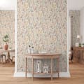 Miniatyrbild 1 av 4: Tapet Blommor M1-No.11203 Non-Woven Beige Orange Tadessi 10.05m x 0.53 m