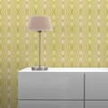 Miniatyrbild 2 av 5: Grafiskt Tapet M1-No.10918 Non-Woven Grön Kräm Tadessi 8.50 m x 0.53 m