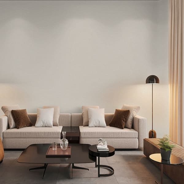 enfärgad tapet M1-No.10983 non-woven taupe beige Tadessi 10,05 m x 0,53 m