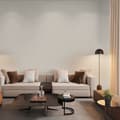 Miniatyrbild 3 av 5: enfärgad tapet M1-No.10983 non-woven taupe beige Tadessi 10,05 m x 0,53 m