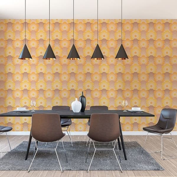 Papier Peint Lenni Blommor M1-No.10947 Non-woven Beige Brun Tadessi 8.50 m x 0.53 m