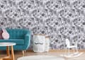 Miniatyrbild 1 av 6: Som. creation - 381753 - A.S. Creation WTD Non-woven tapet Blommönster Grå/vit 10,05 x 0,53 m