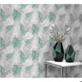 Miniatyrbild 5 av 6: 3588 - Vinyles expansionstapet på non-woven, blandning av grön och kaki lövverk - DECORAMA