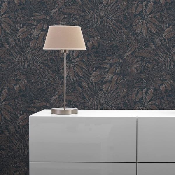 Papper Camilla Jungle M1-No.11094 Non-vävd Brun Svart Tadessi 10,05 m x 0,53 m