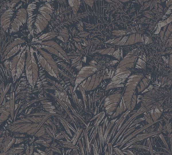 Papper Camilla Jungle M1-No.11094 Non-vävd Brun Svart Tadessi 10,05 m x 0,53 m