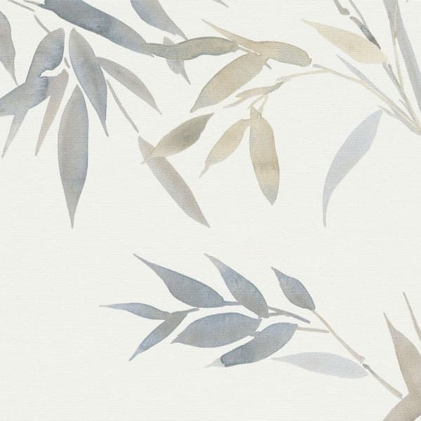 10388-38 - Vinyltapet med textur på non-woven bambu beige grå - DECOR DESIGN
