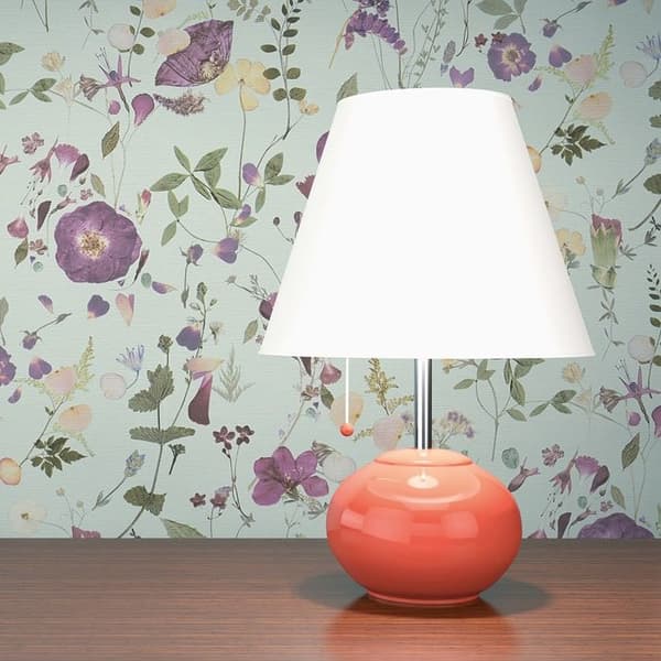 Florentinska Tapeter Blommor M1-No.11306 Non-vävd Grön Lila Tadessi 10,05 m x 0,53 m