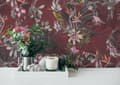 Miniatyrbild 1 av 6: Som. creation - 381785 - A.S. Creation WTD Non-woven tapet Blommönster Röd/grön 10,05 x 0,53 m