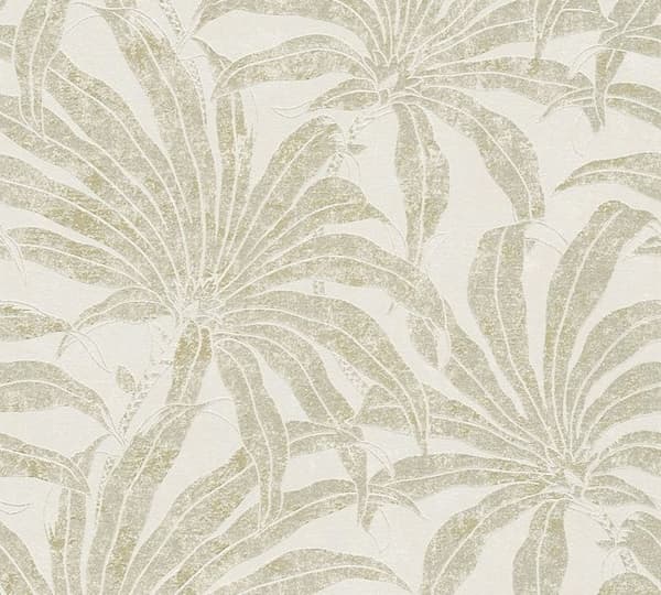 Taper Lenni Blommor M1-No.11002 Non-woven Beige Guld Tadessi 10.05 m x 0.53 m