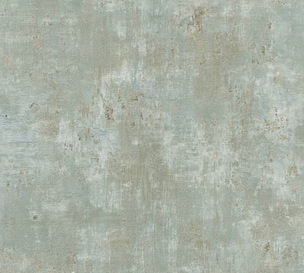 Papier Tapet Rocco Metalliserad M1-No.11195 Vinyltapet Grön Blå 10.05m x 0.53 m