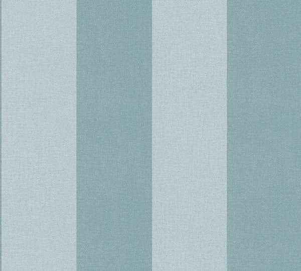 Tapet Lio Randiga & vågor M1-No.11263 Non-vävd blå turkos Tadessi 10,05 m x 0,53 m