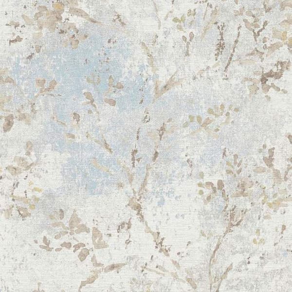 Papper Tapet Lenni Blommor M1-No.11137 Non-woven Blå Beige Tadessi 10.05m x 0.53 m