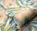 Miniatyrbild 6 av 6: 3582 - Vinyl Tapet med Strukturerad Yta på Vävning Exotic Blå Grön - ERISMANN OCH CIE