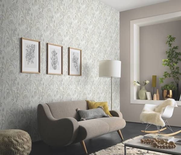 10390-02 Vinyltapet med Struktur på Non-Woven Exotic Beige - DECOR DESIGN