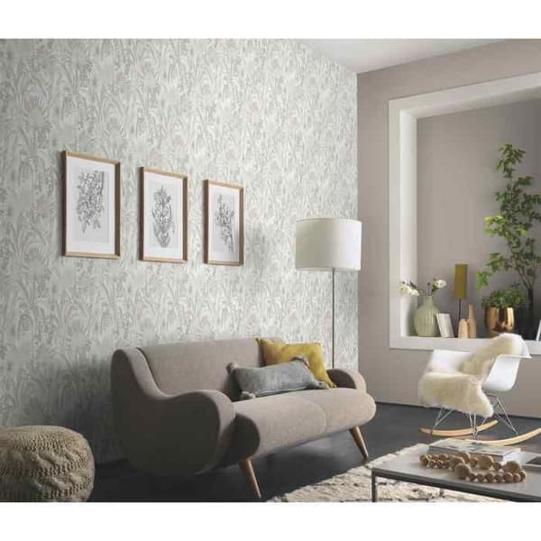 10390-02 Vinyltapet med Struktur på Non-Woven Exotic Beige - DECOR DESIGN
