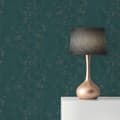 Miniatyrbild 3 av 5: enfärgat monokromt M1-No.11032 non-woven petroleum guld Tadessi 10,05 m x 0,53 m