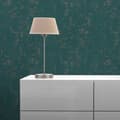 Miniatyrbild 1 av 5: enfärgat monokromt M1-No.11032 non-woven petroleum guld Tadessi 10,05 m x 0,53 m