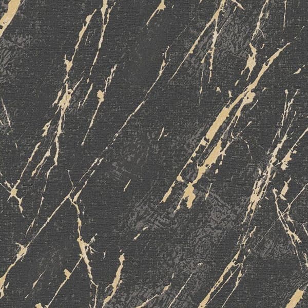 Tapet Giacomo Marmor M1-No.11040 Svart Guld Tadessi 10.05 m x 0.53 m