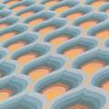 Miniatyrbild 5 av 5: Grafiskt Tapet M1-No.10940 Non-Woven Blå Brun Tadessi 8.50 m x 0.53 m