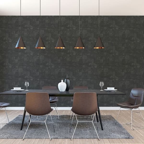 Tapet Noan grafisk M1-No.11201 Non-vävd Svart Tadessi 10,05 m x 0,53 m