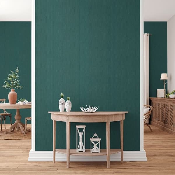 papper med enfärgad struktur M1-No.11089 non-woven grön Tadessi 10,05 m x 0,53 m