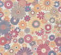 Miniatyrbild 4 av 5: Papper Tapet Lenni Blommor M1-No.10926 Non-woven Röd Blå Tadessi 8.50 m x 0.53 m