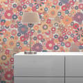 Miniatyrbild 2 av 5: Papper Tapet Lenni Blommor M1-No.10926 Non-woven Röd Blå Tadessi 8.50 m x 0.53 m