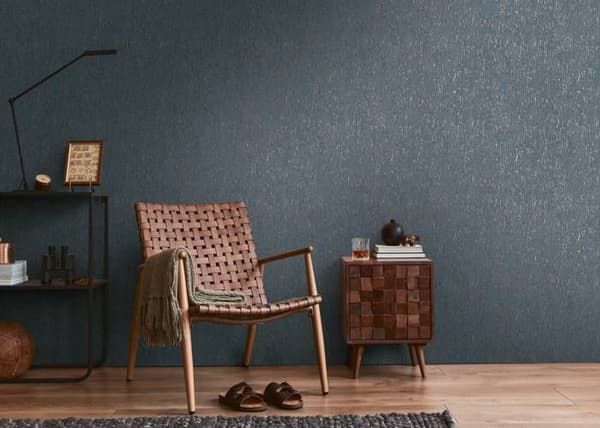 A.S. Creation Smart Surfaces 395622 Non-woven tapet med stensutseende 0.53 x 10.05 m Blå