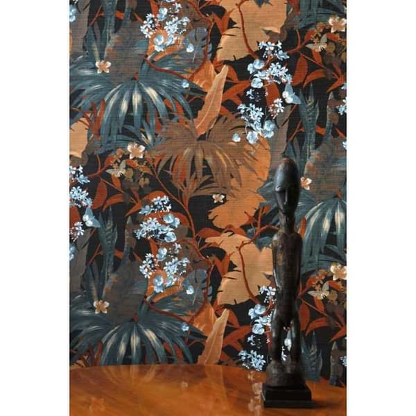 A.S. Creation Desert Lodge 385223 Non-woven tapet imitationsdjungel 0,53 m x 10,05 m Röd