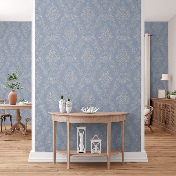 Tapet Alessia Baroque M1-No.11224 Non-vävt Lila Tadessi 10.05 m x 0.53 m