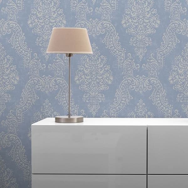 Tapet Alessia Baroque M1-No.11224 Non-vävt Lila Tadessi 10.05 m x 0.53 m
