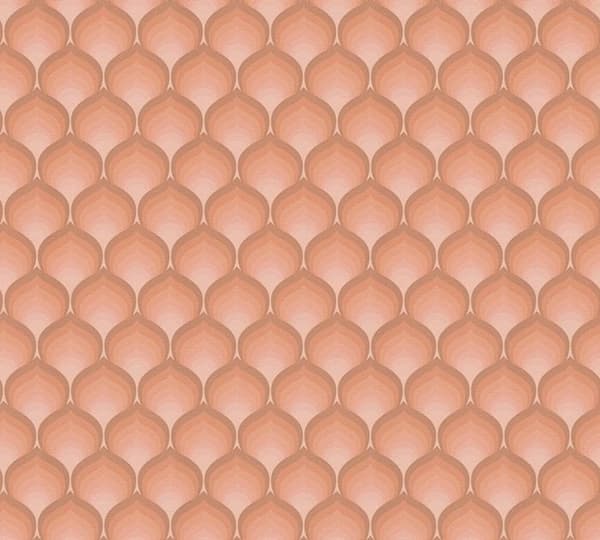 Grafiskt Tapet M1-No.10942 Non-woven Orange Röd Tadessi 8.50 m x 0.53 m
