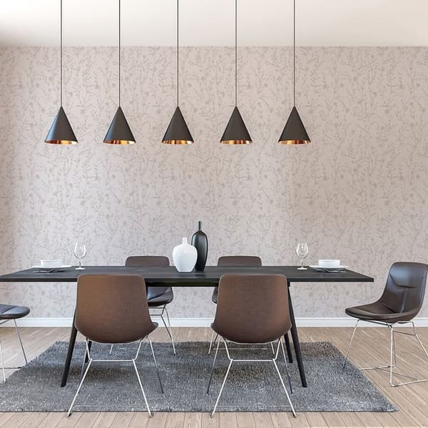 Papper Tapet Lenni Blommor M1-No.11066 Väv Rose Grå Tadessi 10.05 m x 0.53 m