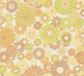 Miniatyrbild 4 av 5: Papper Tapet Lenni Blommor M1-No.10927 Vinyltapet Gul Grön Tadessi 8.50 m x 0.53 m