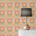 Miniatyrbild 3 av 5: Tapet Blommor M1-No.10946 Non-woven Orange Gul Tadessi 8.50 m x 0.53 m