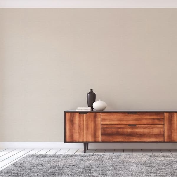 enfärgad enhetlig tapet M1-No.11132 i beige kräm Tadessi 10,05 m x 0,53 m