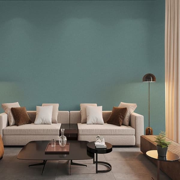 en-färgad tapet M1-No.10992 non-woven grön Tadessi 10,05 m x 0,53 m