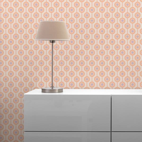 Grafiskt Tapet M1-No.10937 Non-Woven Beige Orange Tadessi 8.50 m x 0.53 m