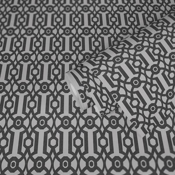 A.S. Creation Art of Eden 390624 Non-woven tapet Grafisk 10.05 x 0.53 m Svart